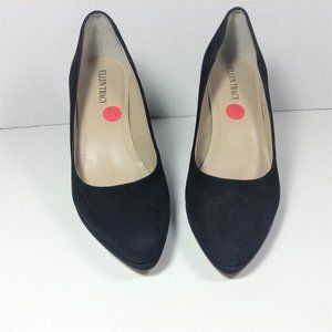 Ellen Tracy Cody Black Suede Pump